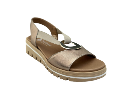 240016 Stretch-Fit Sandal in Metallic Online Sale