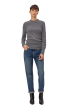 Sanni Cashmere Crew Sweater - Heather Grey Hot on Sale