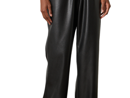 Jenna Vegan Leather Pant - Black For Sale