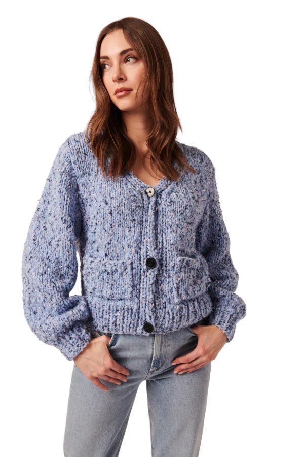 Scarlet Cardigan - Pebbled Sky Online Hot Sale