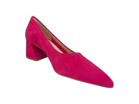 7-104500 Pink Suede Pump on Sale