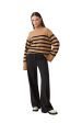 Palacio Sweater - Camel Black Stripe Supply