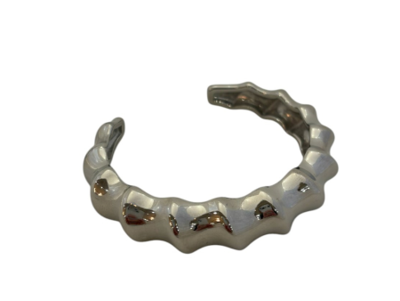 Bone Cuff Bracelet - Silver For Discount