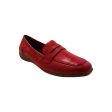 74822 Red Leather Loafer Fashion