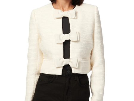 Evangeline Boucle Blazer - Cream For Cheap