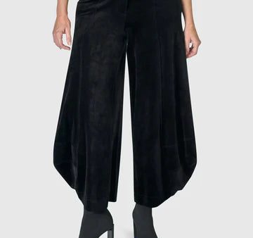 AP810B Oracle Velvet Punto Black Pant Supply