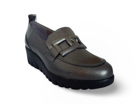 C33303 Pewter Loafer Wedge Online