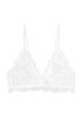 Lace Bra With Trim - Ivory on Sale