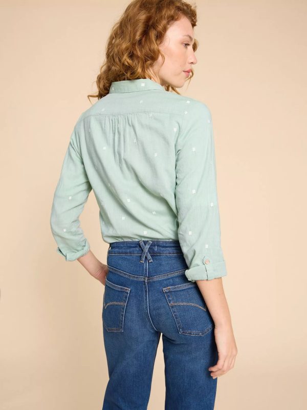 439531 Sophie Green Organic Cotton Shirt Online Sale