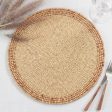 Natural Beaded Placemat For Sale