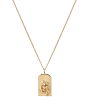 Zodiac Pendant Necklace - Gold Discount