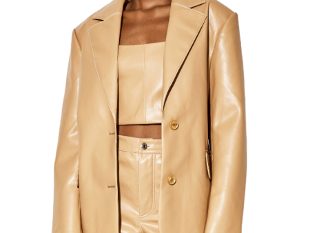 Charlie Oversized Blazer - Camel Discount