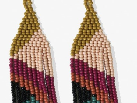 LENNON Muted Rainbow Fringe Earring Cheap