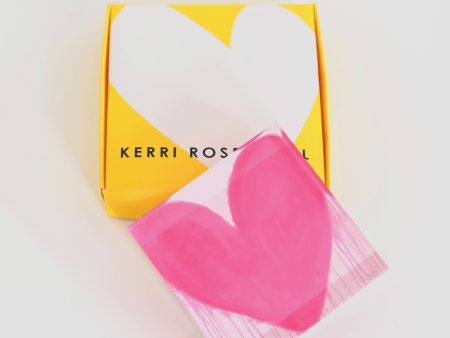 In My Heart Drippy Heart Block of Love - Kerri Rosenthal Online Sale