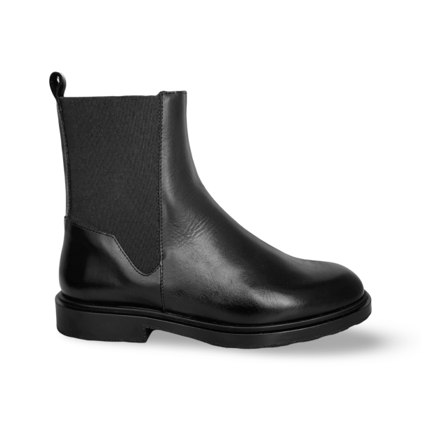 B9132 Black Leather Boot Supply