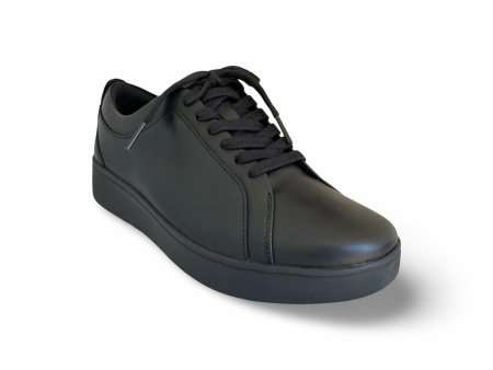 Rally All Black Leather Sneaker on Sale