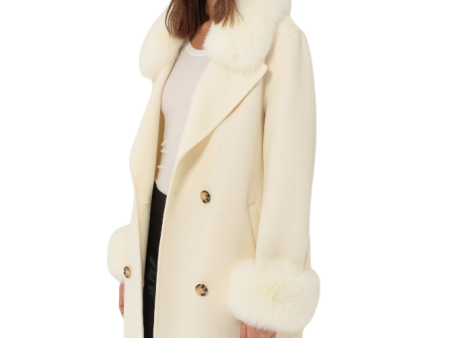 Marta Wool Coat - Cream Cheap