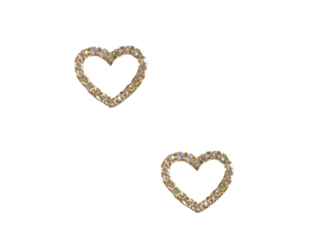 Open Heart Studs Sale