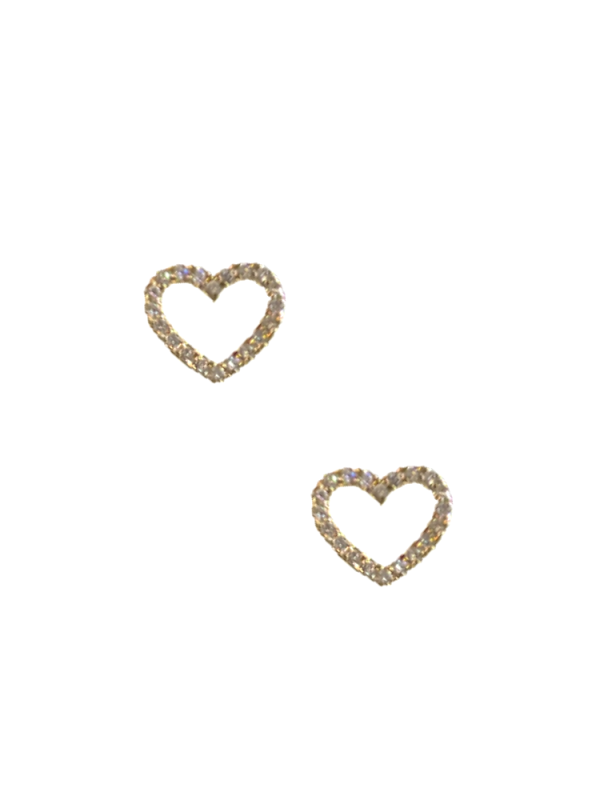 Open Heart Studs Sale