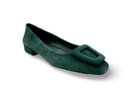 BR5115 Forest Suede Flat Online Sale