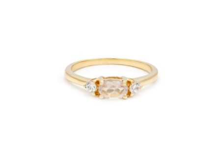 Elle Ring - Rose Quartz For Sale