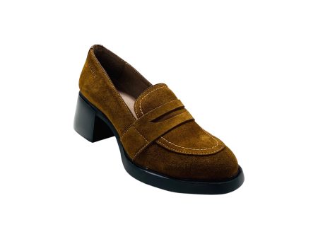 G6107 Capuccino Suede Loafer Fashion