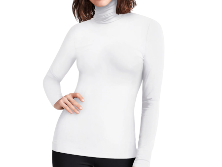 Aurora Long Sleeve Turtleneck - White Online Hot Sale