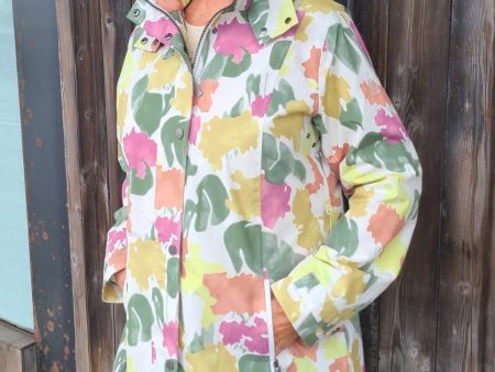 E1549R Flower Mix WATERPROOF Raincoat Online Hot Sale