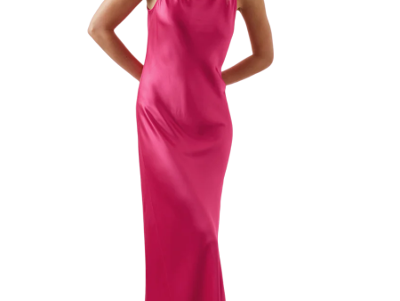 Solana Dress - Magenta Online now