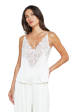 Priya Silk Lace Camisole - White on Sale