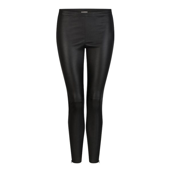 Stretch Leather Legging Fashion