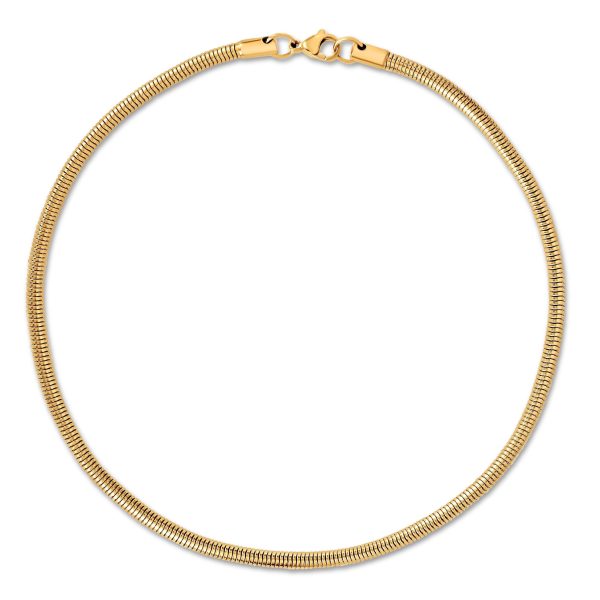 Candice Round Snake Chain Necklace - Ellie Vail For Cheap