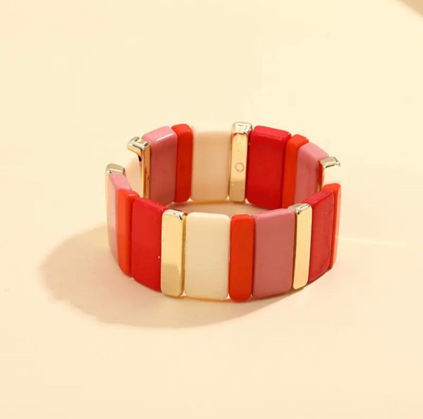 Sticks Red Elastic Bracelet Online Hot Sale