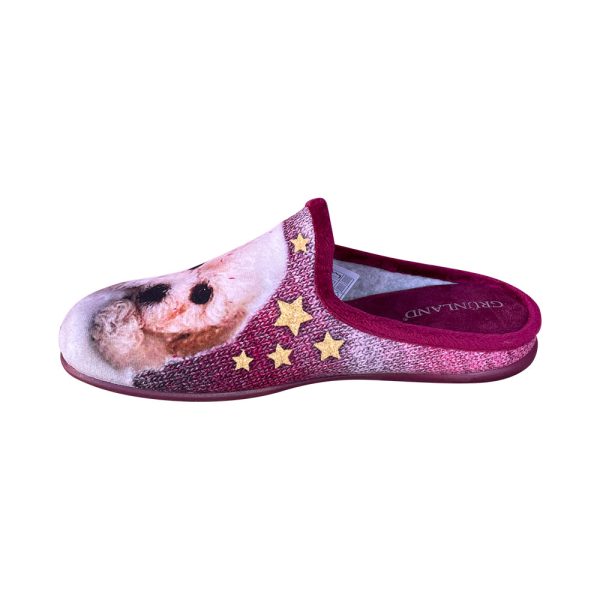 Faye CI2407 Dog Slipper Bordo For Sale