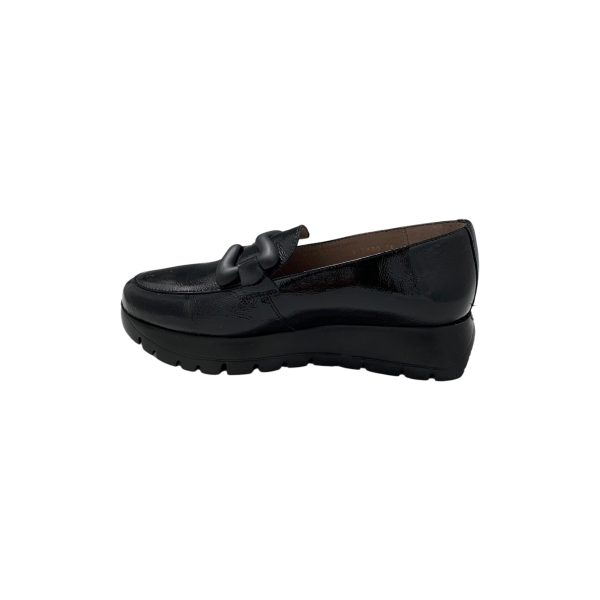 A2430 Black Platform Loafer For Cheap