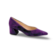 104502 Kim Purple Suede Pump Online