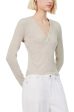 Slinky Long Sleeve Rib Henley - Oatmeal Heather Fashion