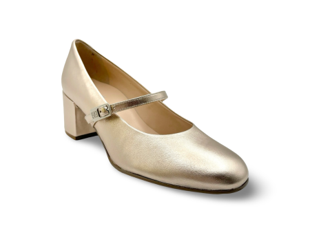 104211 Emely Gold Mary Jane Pump Online Hot Sale