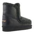 18 Boots - Embossed Spyral Black For Discount