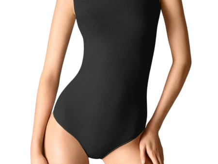 Viscose String Bodysuit - Black Supply