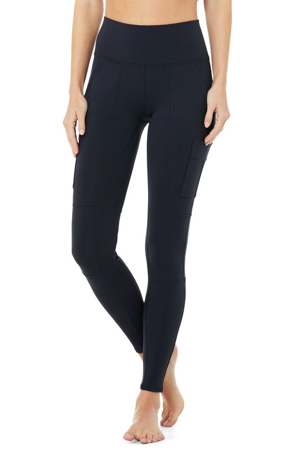 High-Waist Cargo Legging - Navy Supply