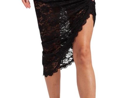 Nellia Lace Skirt - Black Sale