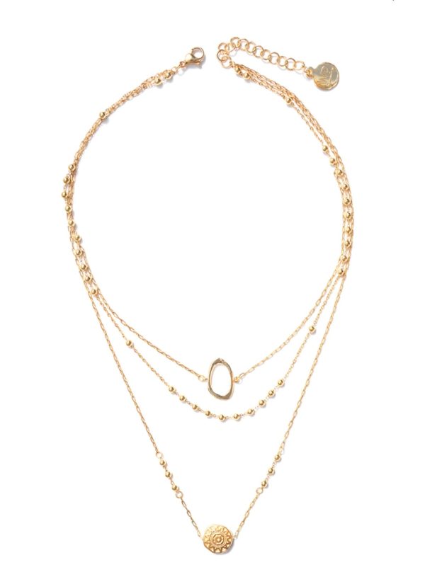 Helios Gold Necklace Online Hot Sale