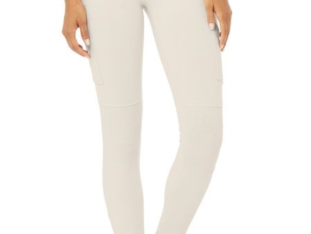 High-Waist Cargo Legging - Bone on Sale