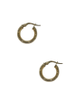 10K Gold Wide Hoops Online Hot Sale