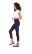 65027A Navy Slim Ankle Stretch Capris Online Hot Sale