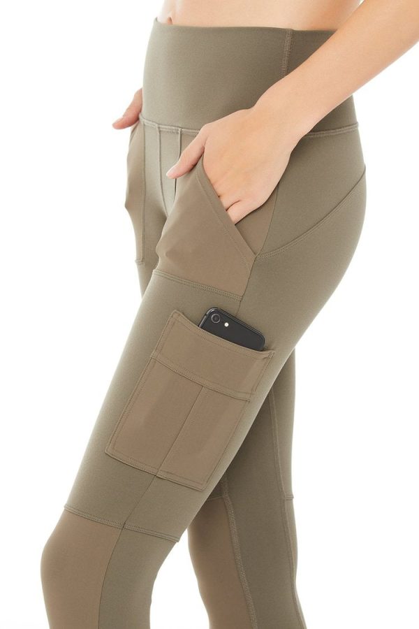 High-Waist Cargo Legging - Olive Branch Discount