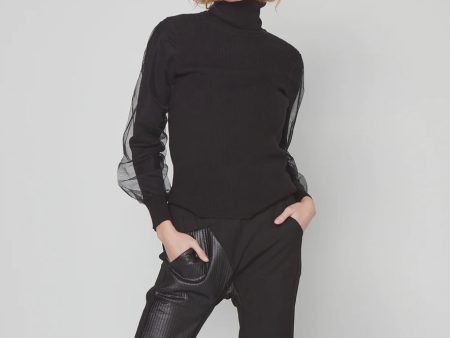 7817-40 Sidse Black Knit Hot on Sale