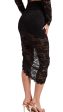 Nellia Lace Skirt - Black Sale