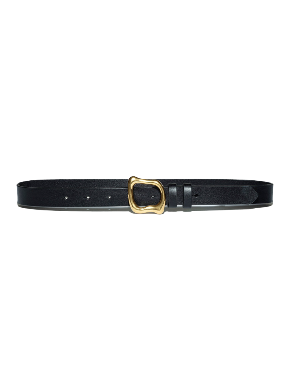 Organic Shape Belt - Noir For Discount